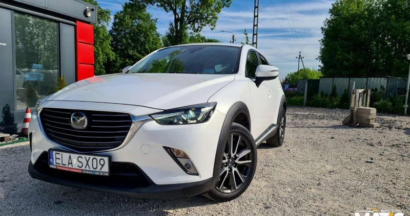 Mazda CX-3 cena 63900 przebieg: 175000, rok produkcji 2015 z Chociwel małe 781